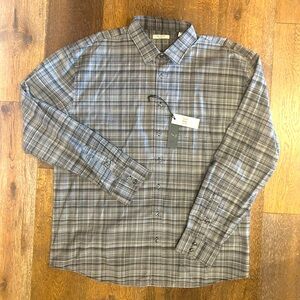 SLATE NWT MEN’S GRAY LS BUTTON DOWN SHIRT